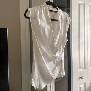 Zara woman white top